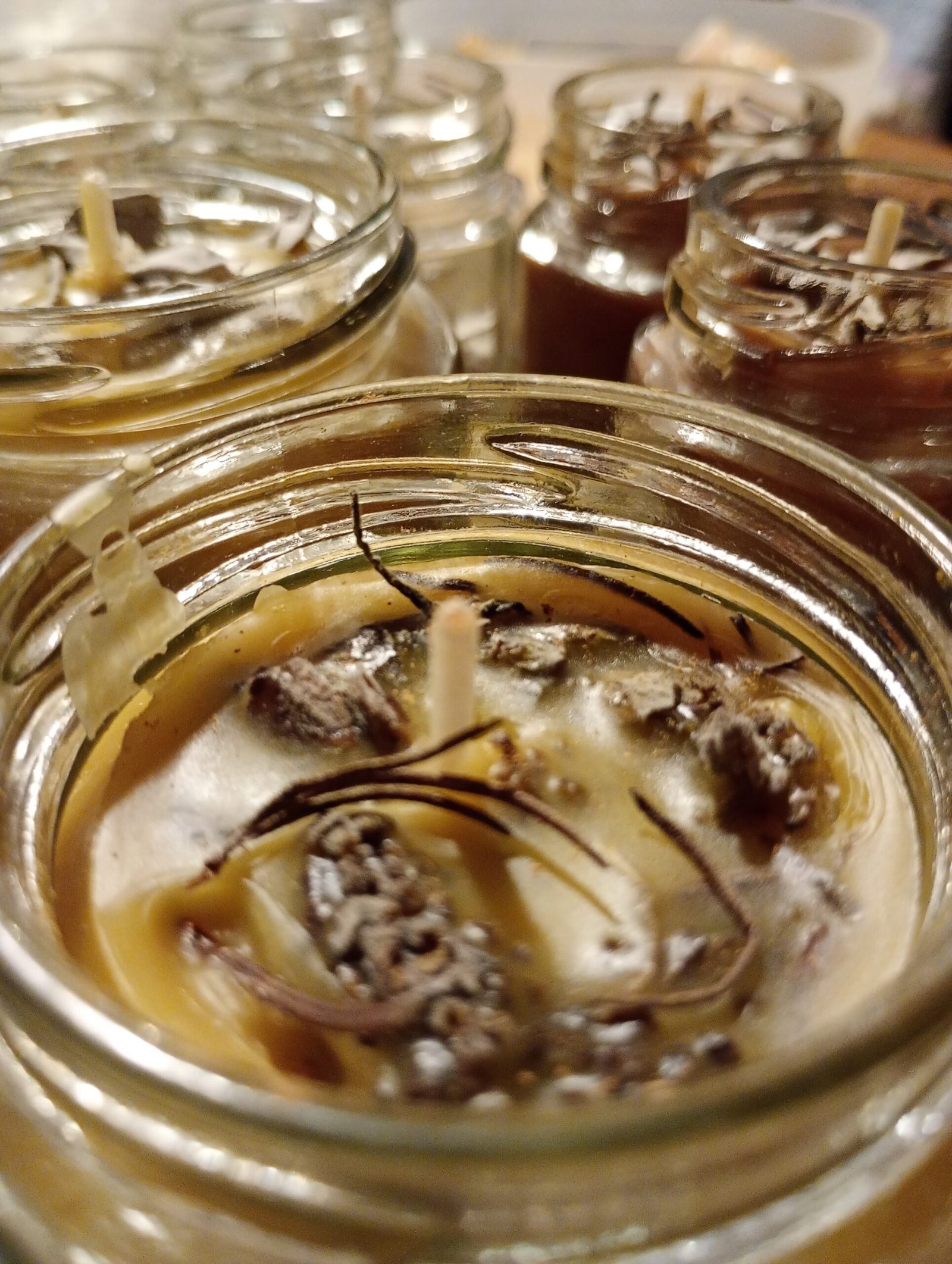 Velas de Cera de Abeja Caja de Cristal - Image 9