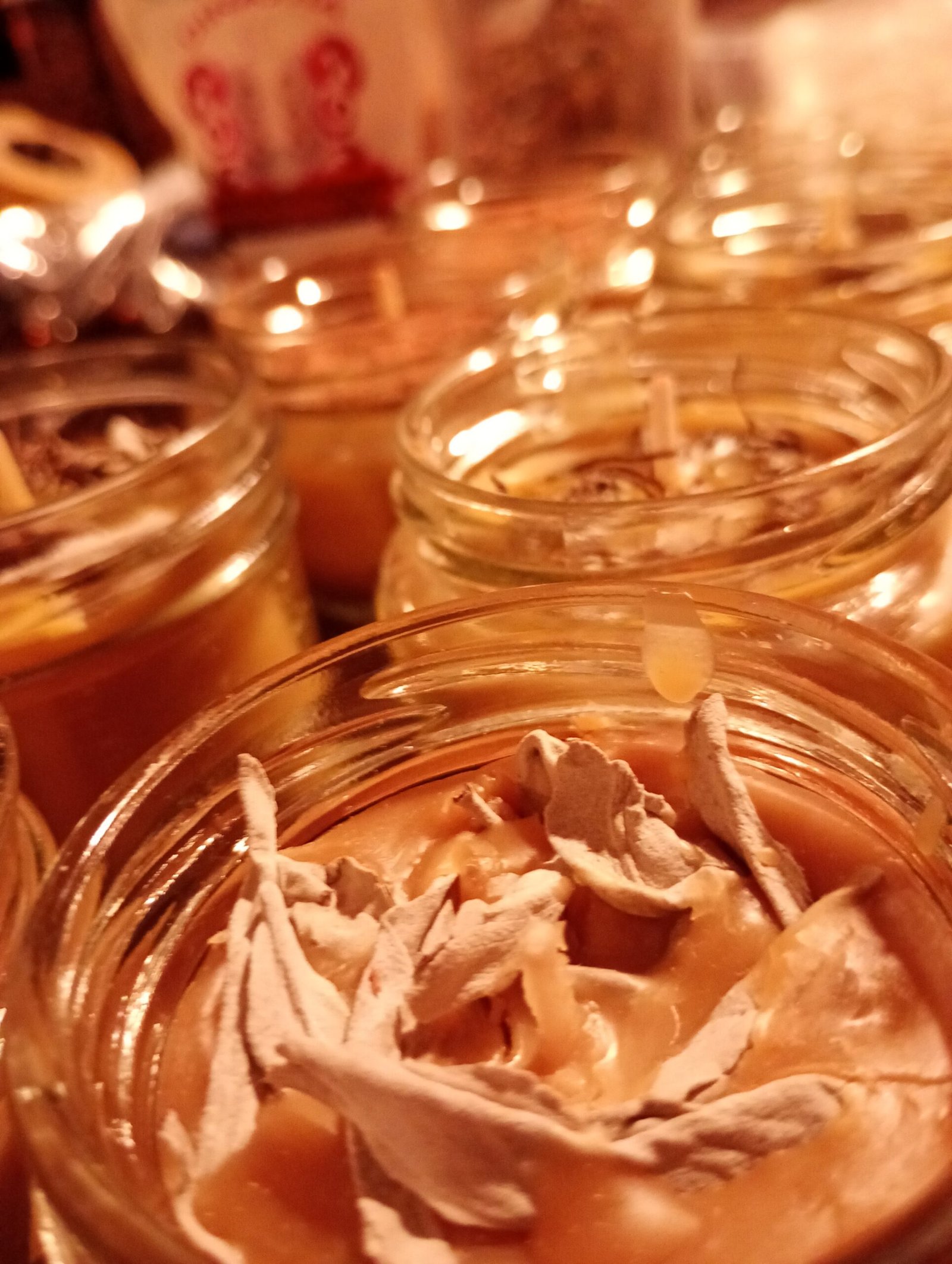 Velas de Cera de Abeja Caja de Cristal - Image 6