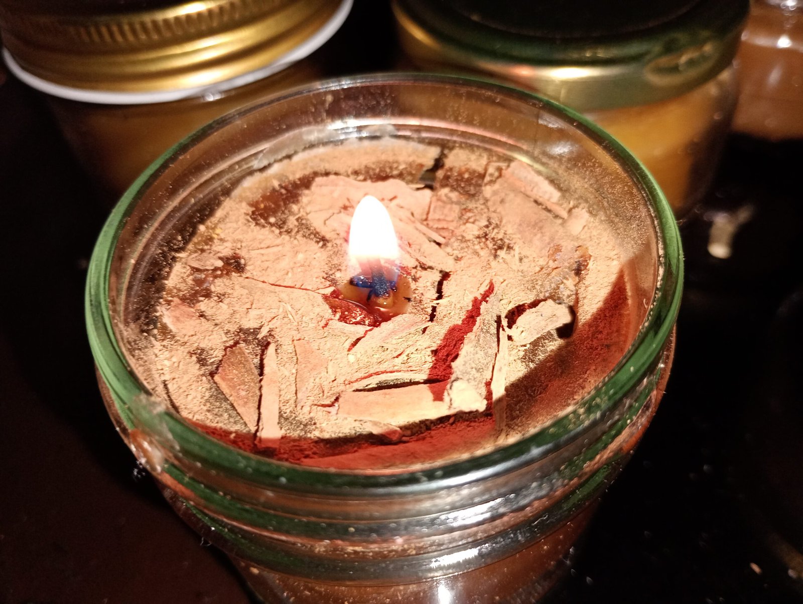 Velas de Cera de Abeja Caja de Cristal - Image 4