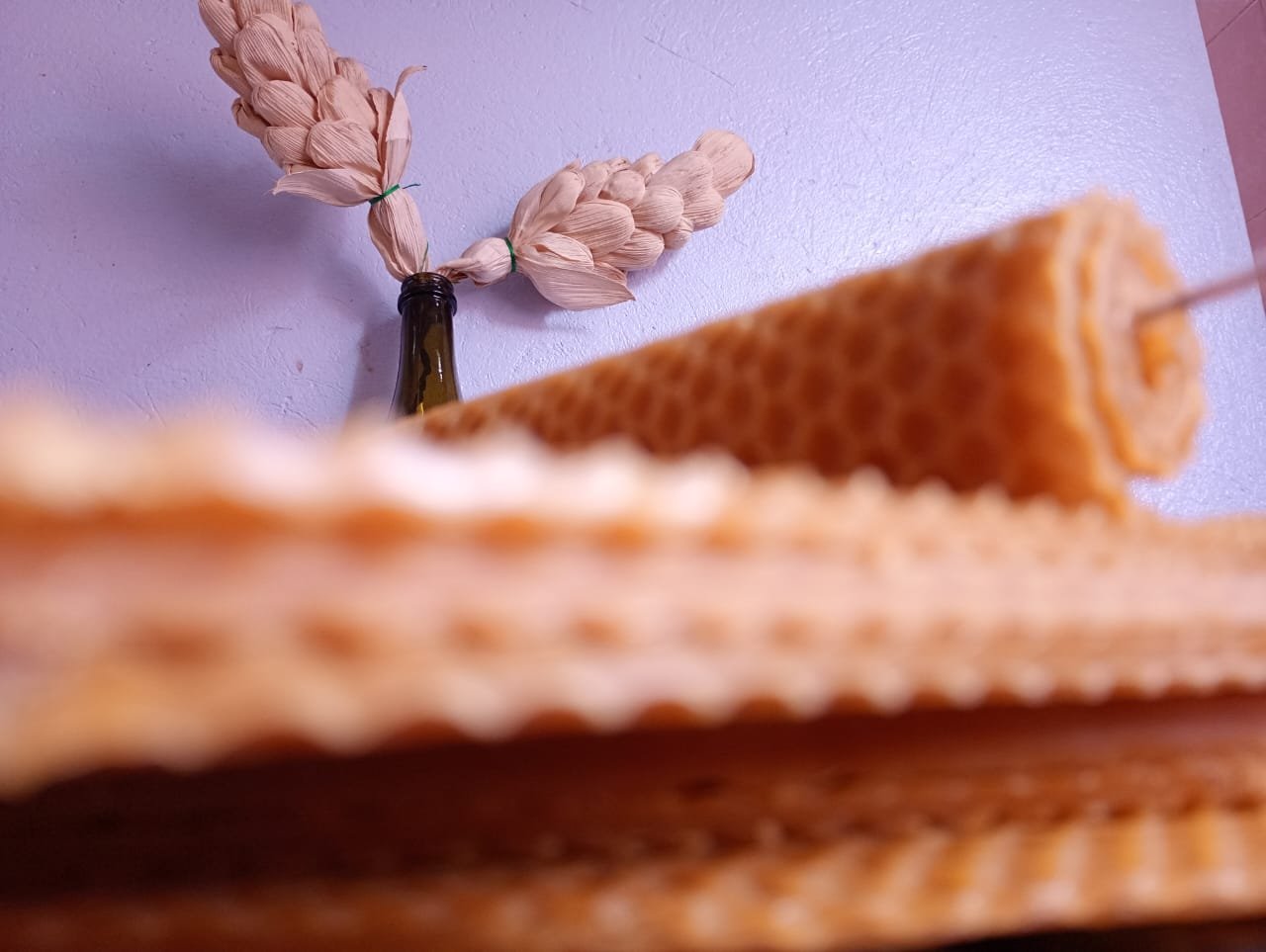 Vela de cera de abeja Esencia Madre